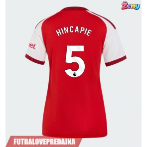 Lacne Ženy Futbalové dres Arsenal Piero Hincapie #5 2026-27 Krátky Rukáv - Domáci